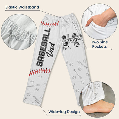 Sport Dad With Pattern - Personalized Lounge Pants