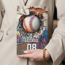 Sport Gifts For Players, Coaching, Team - Basketball, Baseball, Football, Soccer - Personalized Hardcover Journal