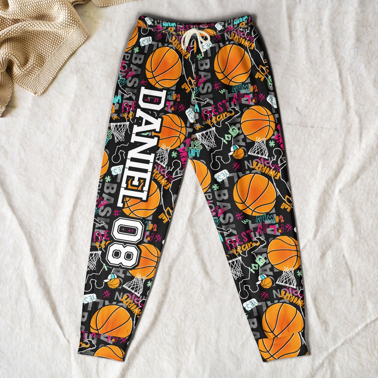 Sport Gifts For Son, Daughter Player Basketball, Baseball - Personalized Sweatpants