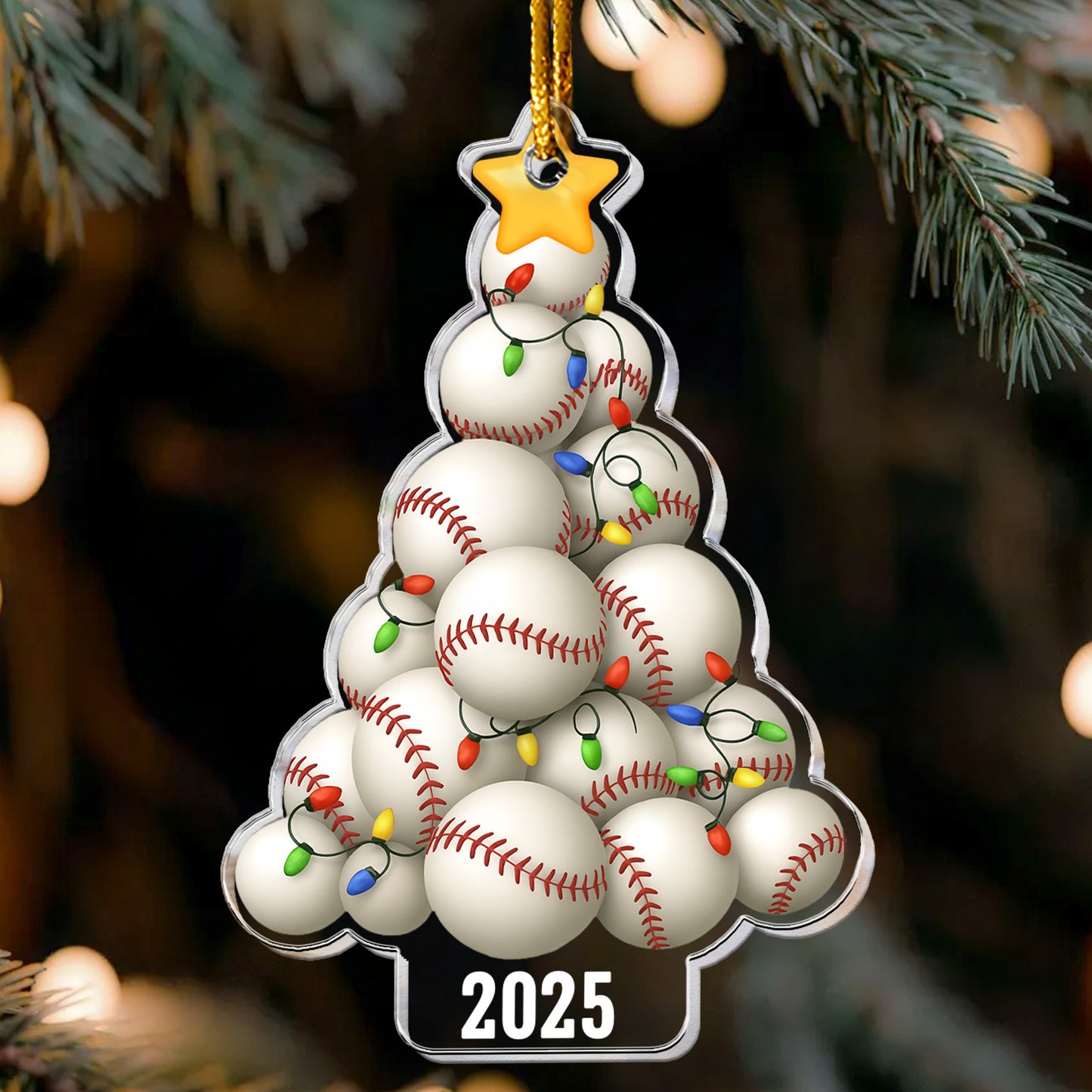 Sport Lover Christmas Tree - Acrylic Ornament