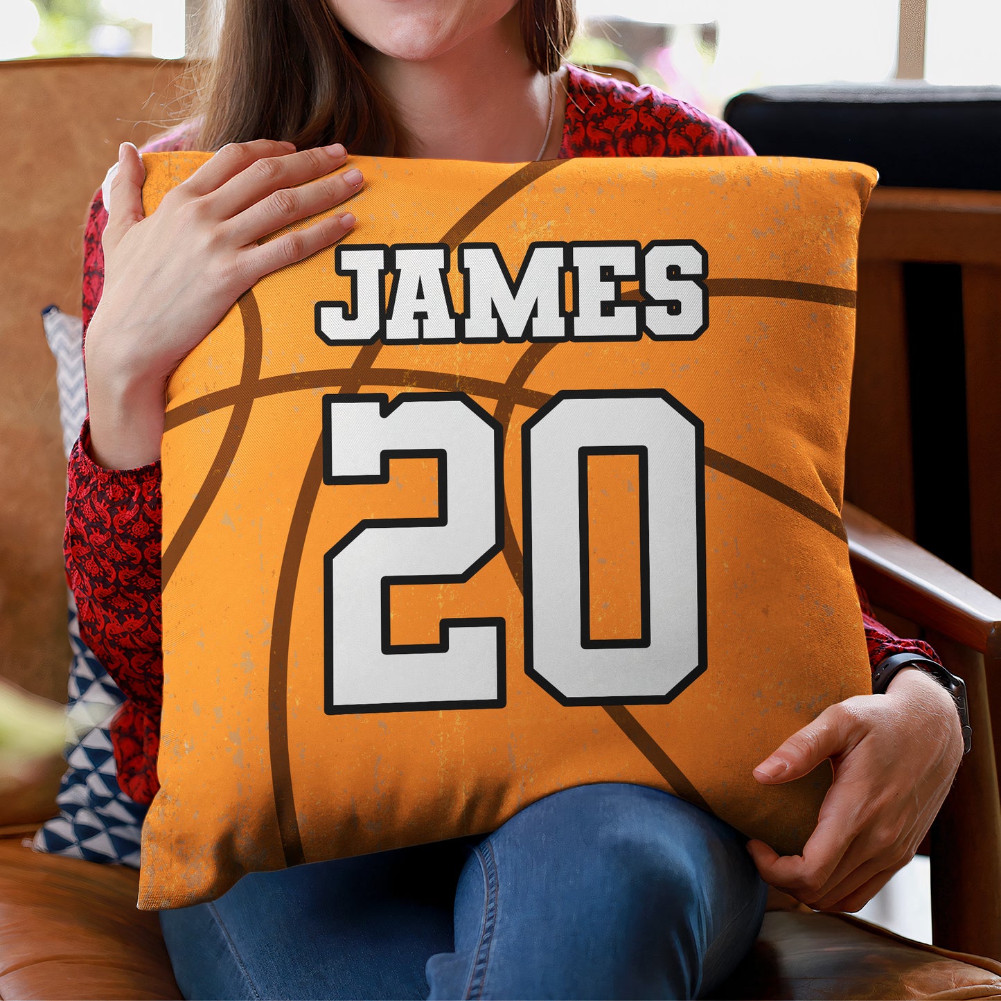 Sport Lovers Basketball, Baseball, Football, Soccer, Softball Cushion - Personalized Pillow (Insert Included)