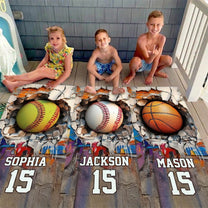 Sport-Gifts-For-Son,-Daughter-Custom-Name-&-Number-Personalized-Beach-Towel-2