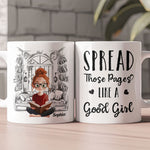 Spread Those Pages Like A Good Girl - Personalized Mug