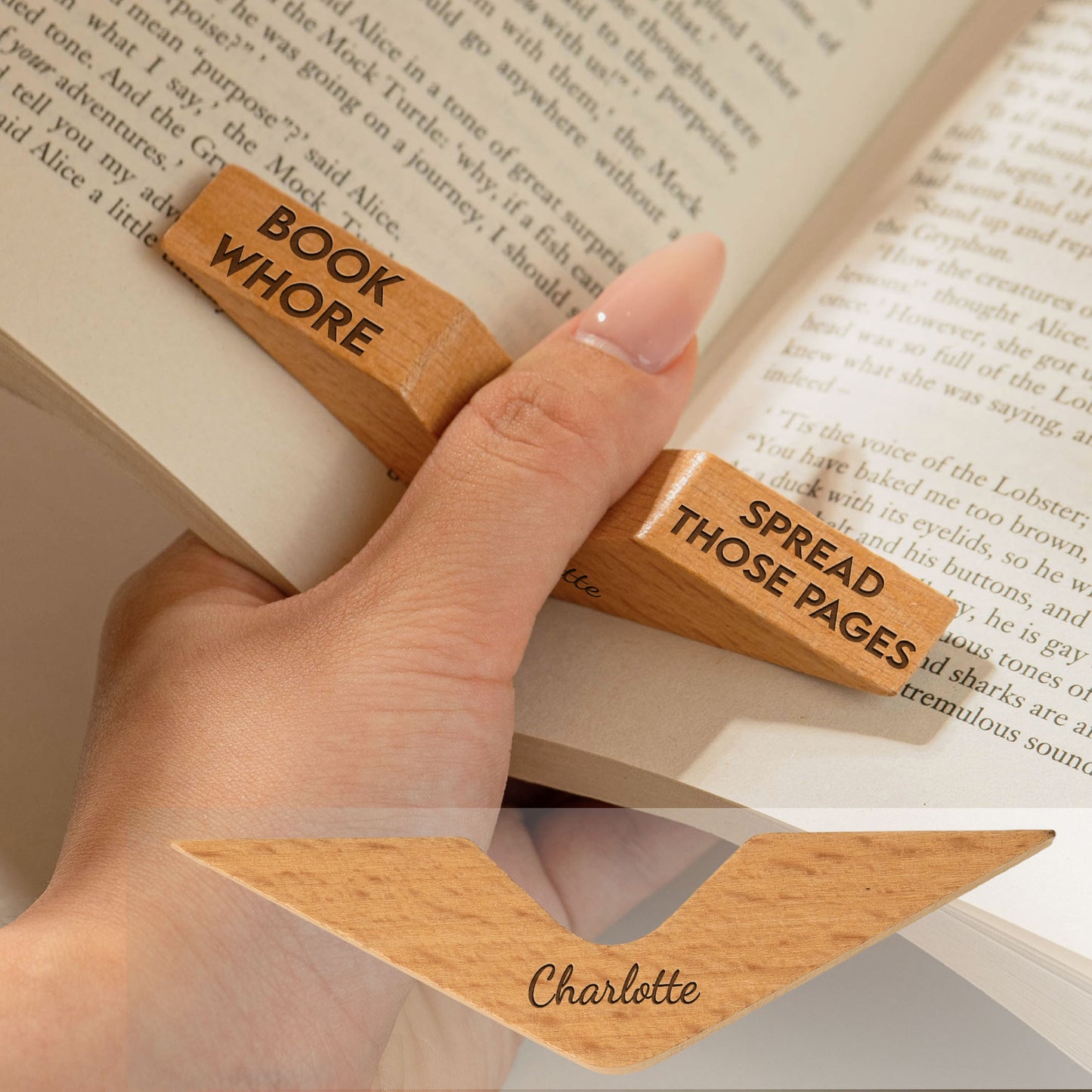 Spread Those Pages - Personalized Book Page Holder