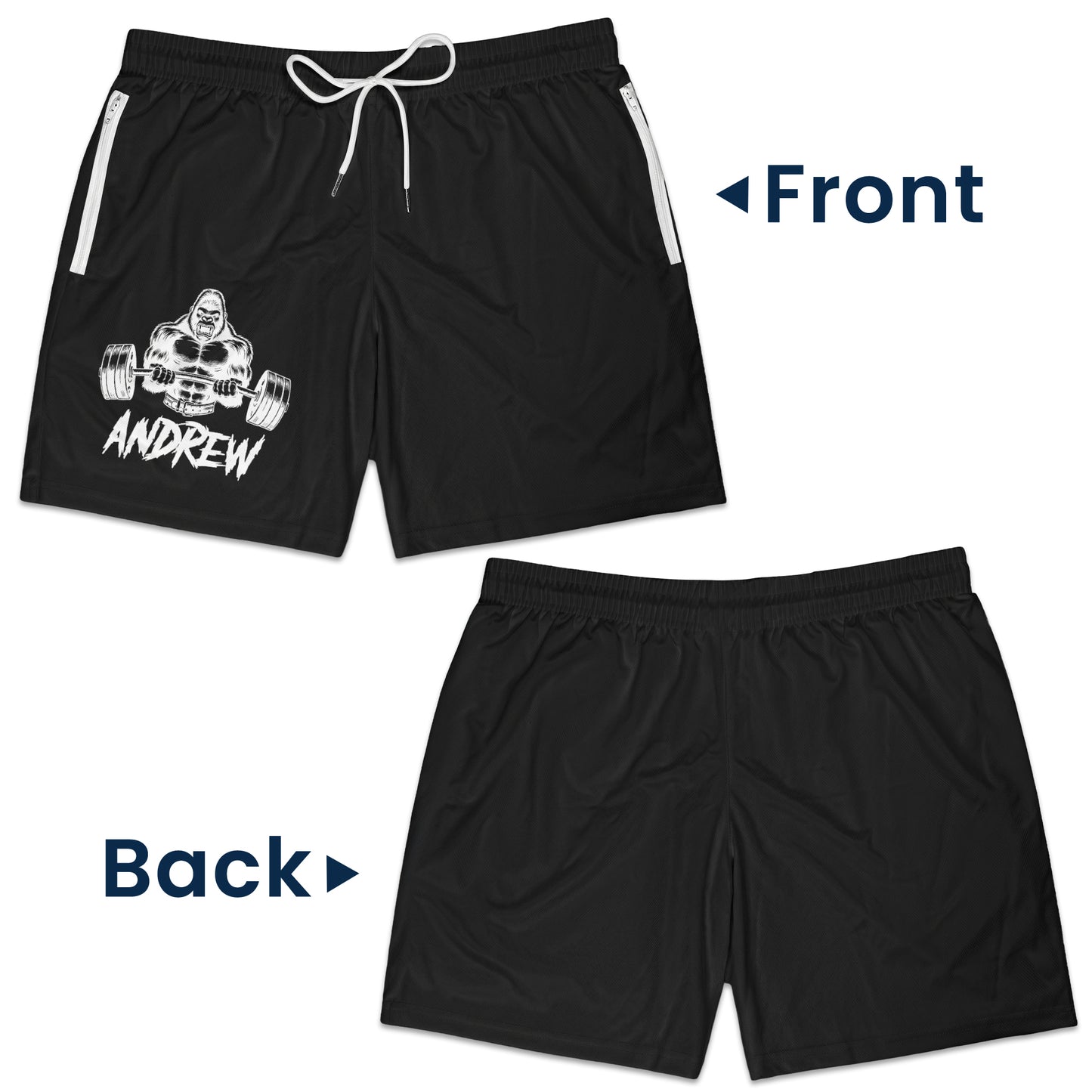 Squat On My Face Respectfully - Personalized Shorts