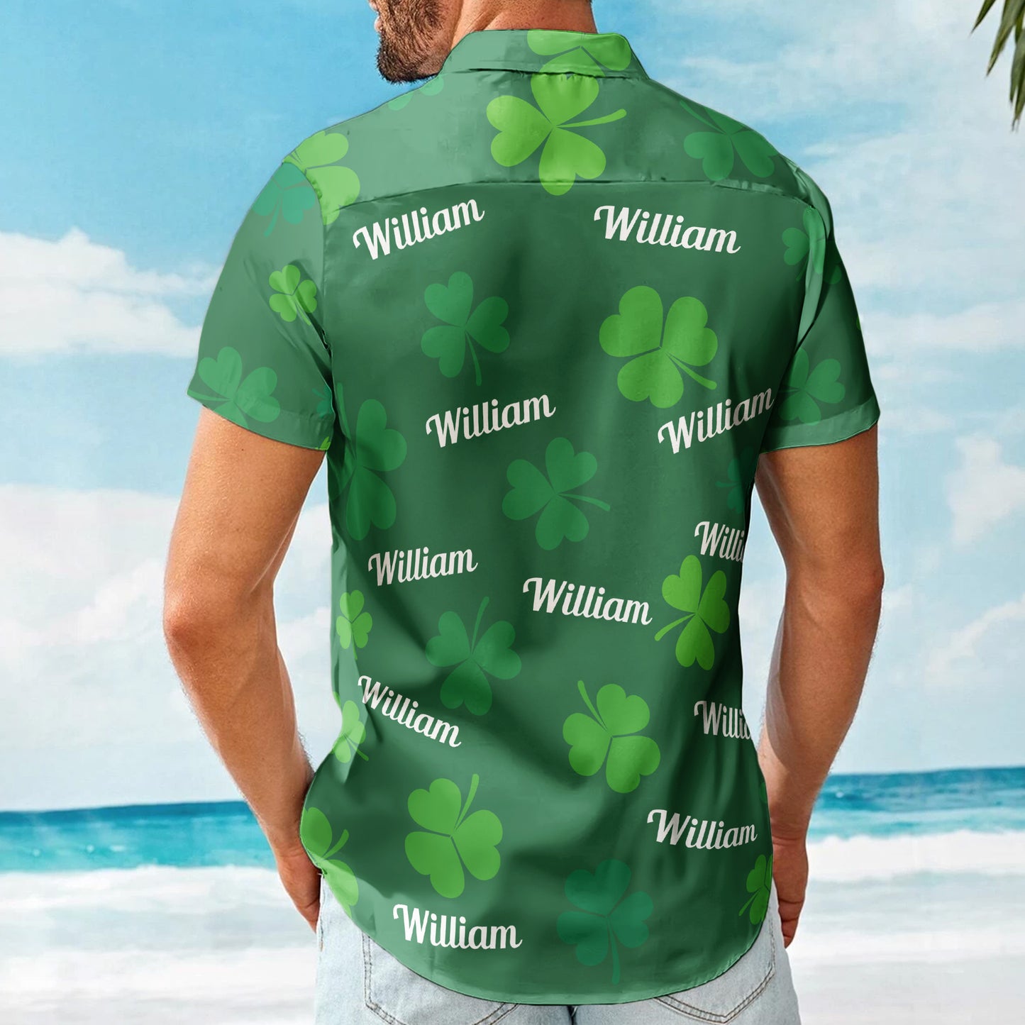 St.Patrick's Day Irish Shamrock Vintage Aloha Shirt - Custom Hawaiian Shirts