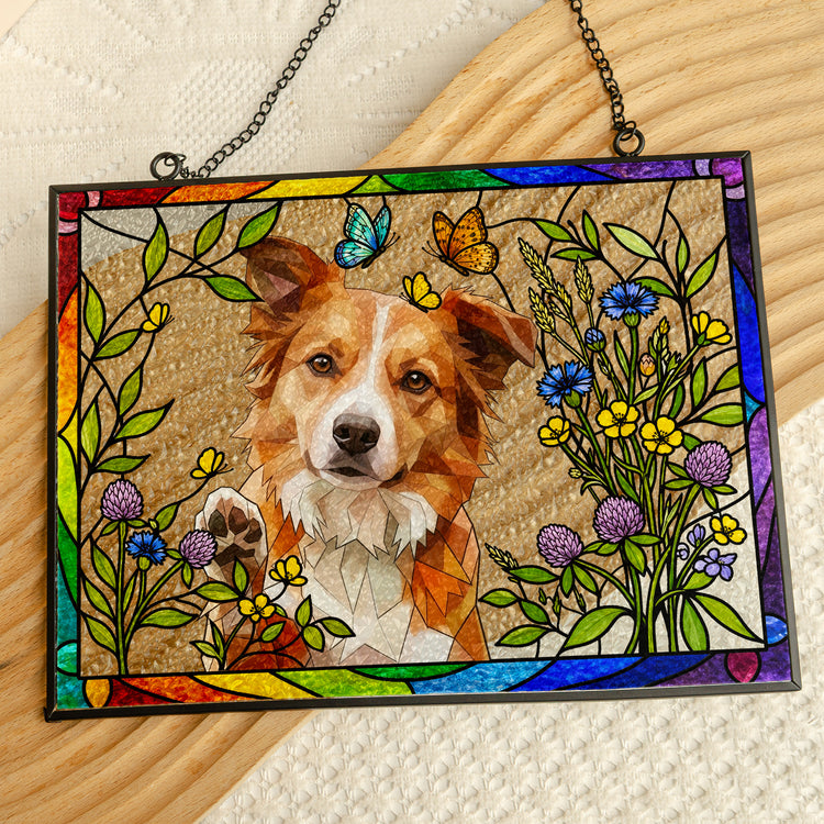 Stained-Glass-Style-Pet-Portrait-Gift-For-Pet-Lovers-Pet-Loss-Gifts-Personalized-Window-Hanging-Suncatcher-3