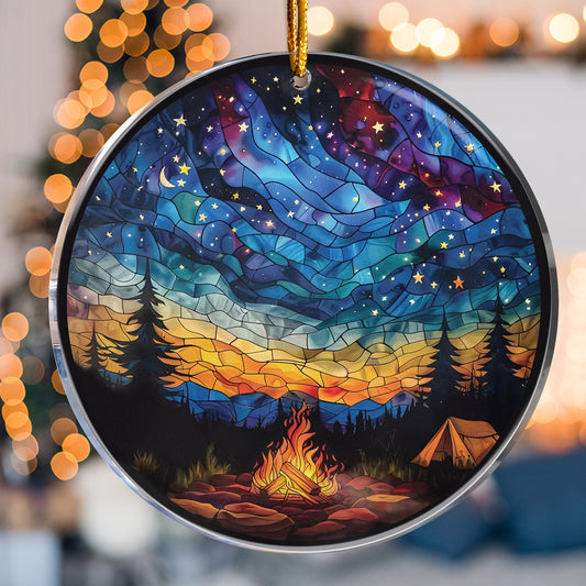Starry Campfire 2D Flat - Acrylic Ornament
