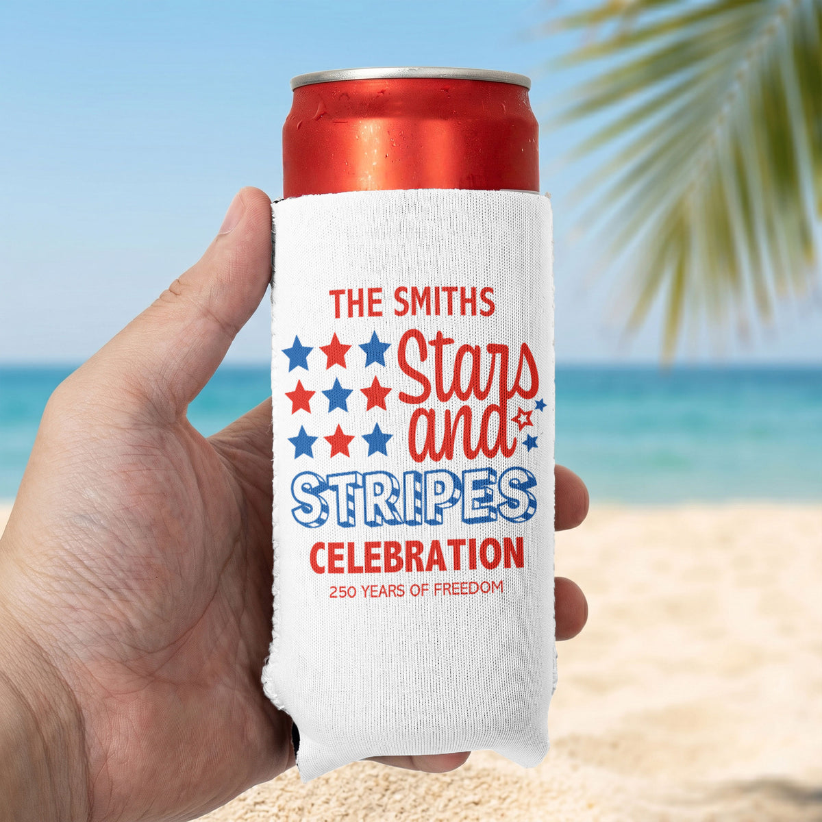 Stars-And-Stripes-Celebration-250-Years-Of-Freedom-Personalized-Can-Cooler-6