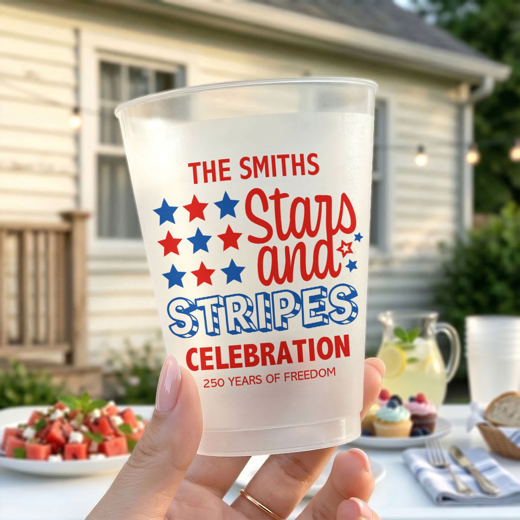 Stars--And -Stripes- Celebration- 250- Years- Of- Freedom - Personalized- Cups 2