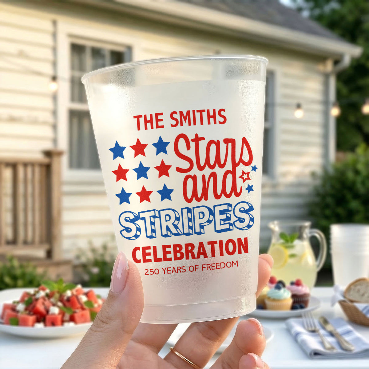 Stars--And -Stripes- Celebration- 250- Years- Of- Freedom - Personalized- Cups 2