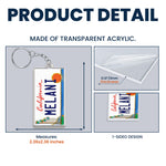 State License Plate - Personalized Acrylic Keychain
