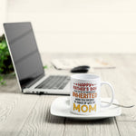 Stepped Up Dad Father's Day From Kids Inadvertently Inherited - Personalized Mug