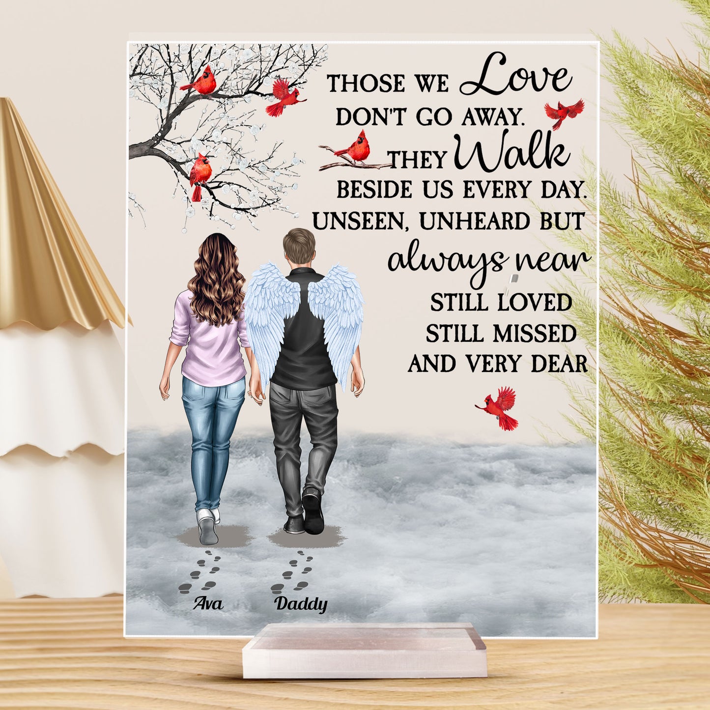 Still Loved Still Missed And Very Dear - Personalized Acrylic Plaque