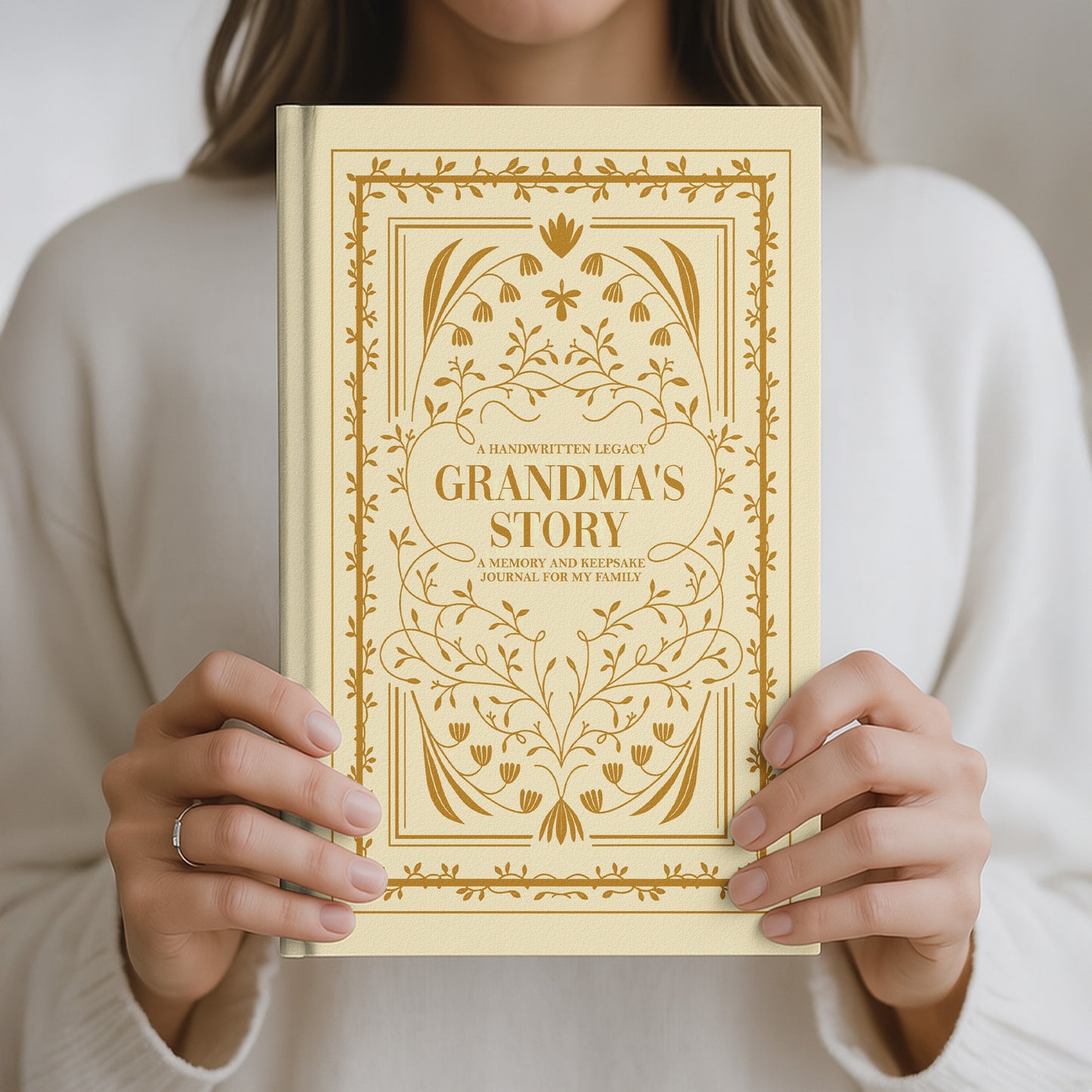Story Journal A Memory And Keepsake Journal For My Family - Personalized Hardcover Journal