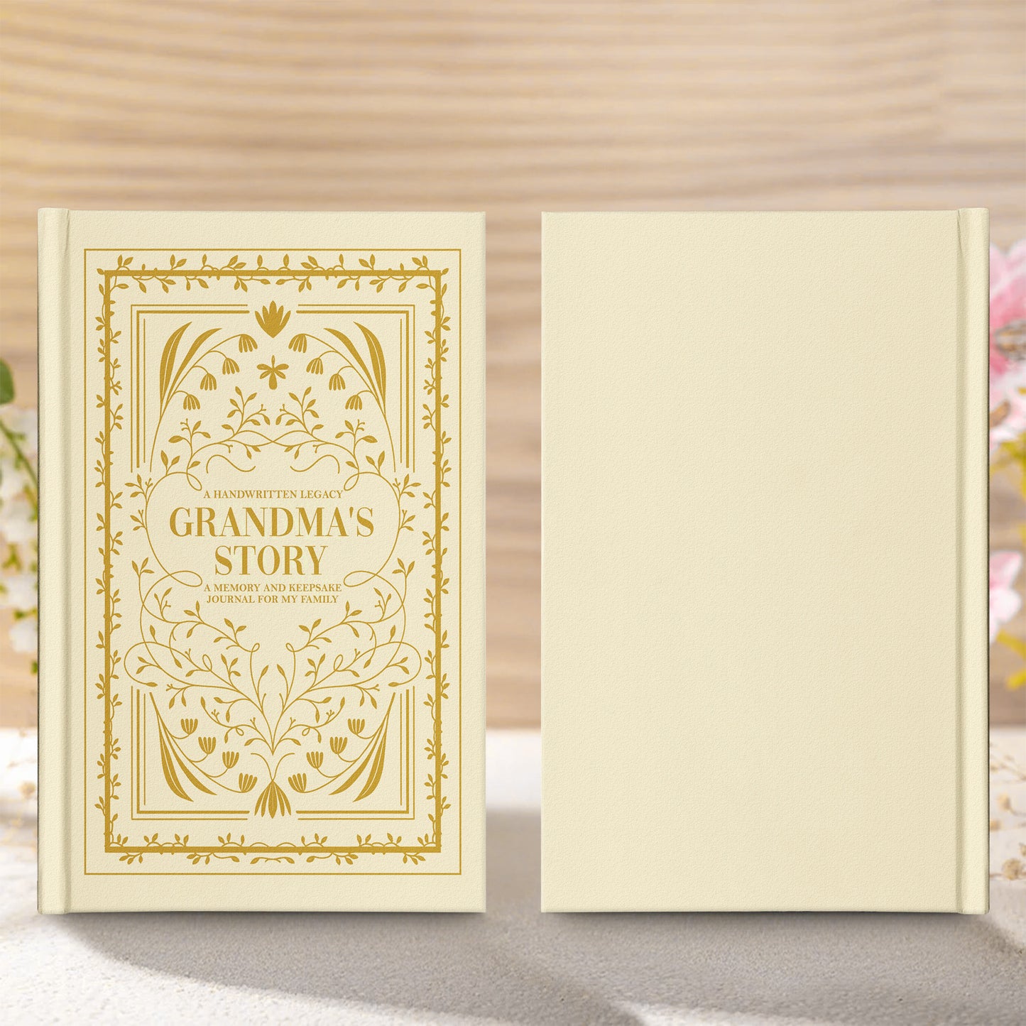 Story Journal A Memory And Keepsake Journal For My Family - Personalized Hardcover Journal