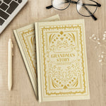 Story Journal A Memory And Keepsake Journal For My Family - Personalized Hardcover Journal