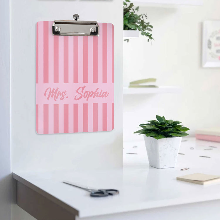 Stripe-Custom-Teacher-Name-Personalized-Clipboard-5