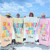 Striped_Summer_Beach_Life_Personalized_Beach_Towel_1