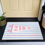 Stripes-Pennant-Dorm-Room-Personalized-Doormat-2