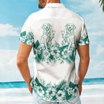 Summer Drinking With Dog - Personalized Hawaiian Shirt