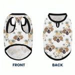 Summer Floral - Personalized Photo Dog Shirt