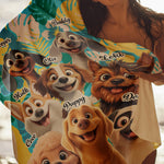Summer With Dog- Personalized Quick-Dry Beach Towel