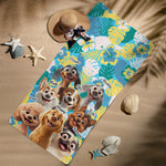 Summer With Dog- Personalized Quick-Dry Beach Towel