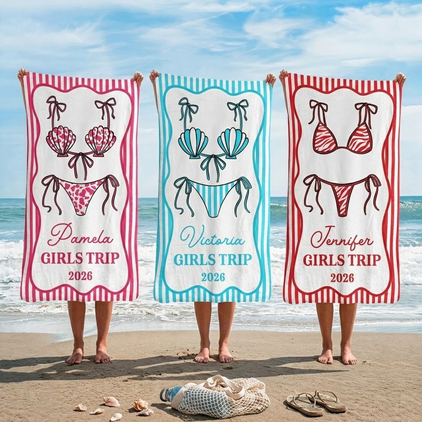 Summer-Bikini-Funny-For-Girls-Trip-Personalized-Beach-Towel-1