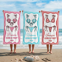 Summer-Bikini-Funny-For-Girls-Trip-Personalized-Beach-Towel-1