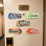Summer-Flip-Flops-Cruise-Door-Signs-Stateroom-Decor-Cruising-Family-Vacation,-Girls-Trip-Personalized-Magnet-1