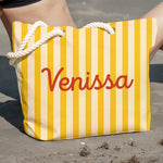 Summer-Stripe-Pattern-With-Name-Personalized-Beach-Bag-3