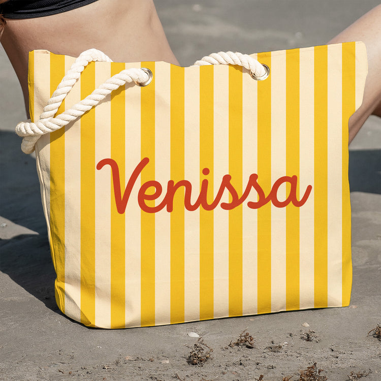 Summer-Stripe-Pattern-With-Name-Personalized-Beach-Bag-3
