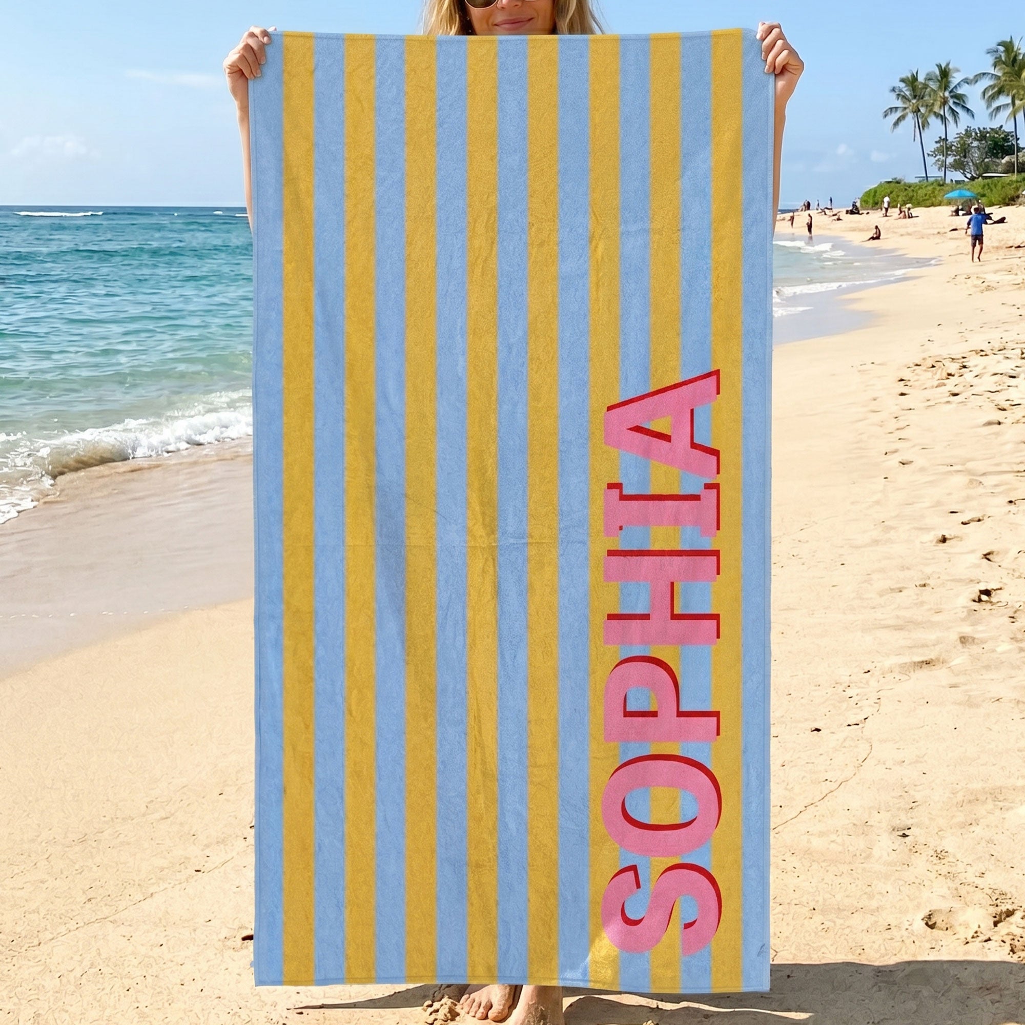 Summer-Vibes-Monogram-Striped-Personalized-Beach-Towel-1