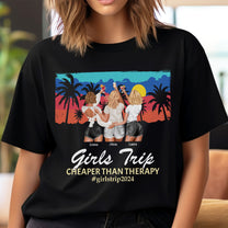 Sunset Retro Girls Trip - Personalized Shirt