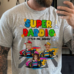 Super-Daddio-Gaming-Dad-Gift-With-Kids'-Faces-Personalized-Shirt-2