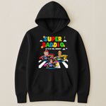 Super-Daddio-Gaming-Dad-Gift-With-Kids'-Faces-Personalized-Shirt-7