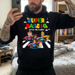 Super-Daddio-Gaming-Dad-Gift-With-Kids'-Faces-Personalized-Shirt-8