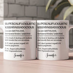 Supercalifuckilistic Funny Gift For Coworker Team - Personalized Mug