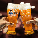 Surviving Fatherhood - Personalized Pilsner Glass