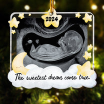 Sweetest Dream Come True - Personalized Acrylic Photo Ornament