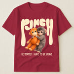 Team Punch Ultimately I Have To Be Brave - Punch Monkey Lovers, Animal Support, Peace Lovers - Shirt