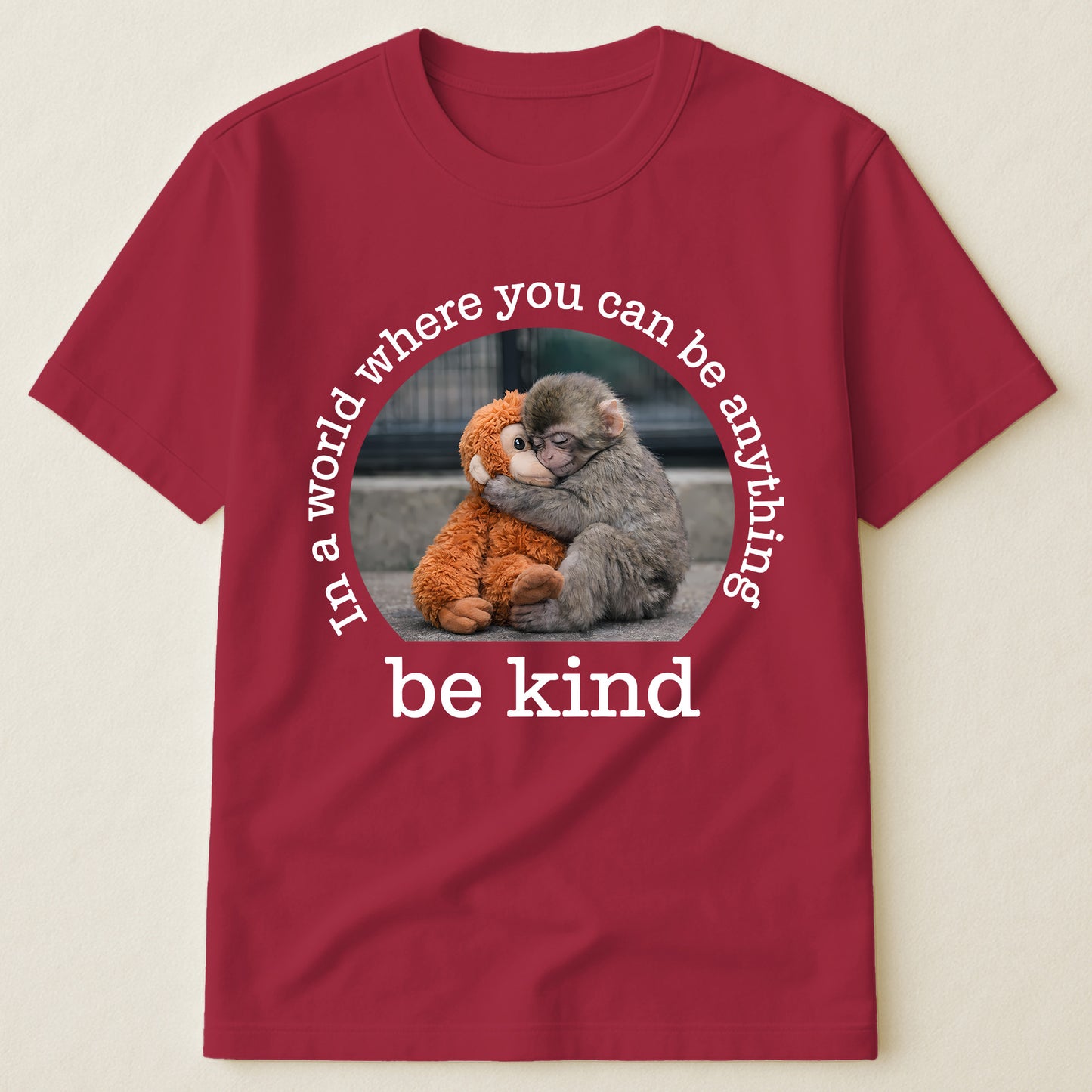 Baby Punch Monkey - Be Kind, Punch The Abandoned Baby Monkey Gift For Animal Lover - Shirt