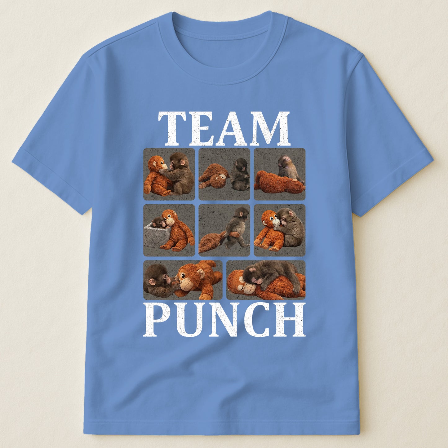 Team Punch - Punch Monkey Lovers, Animal Support, Peace Lovers - Shirt