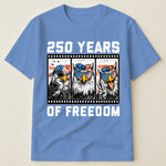 Funny Eagel 250 Years Happy -  Shirt