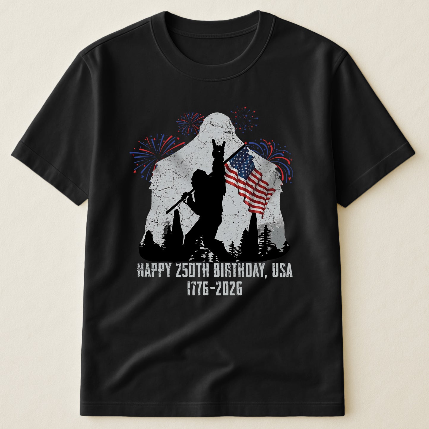 Happy 250th Birthday, USA Bigfoot - Shirt