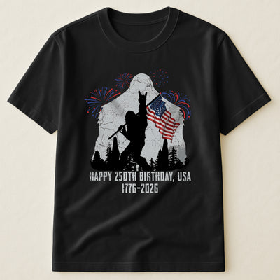 Happy 250th Birthday, USA Bigfoot - Shirt