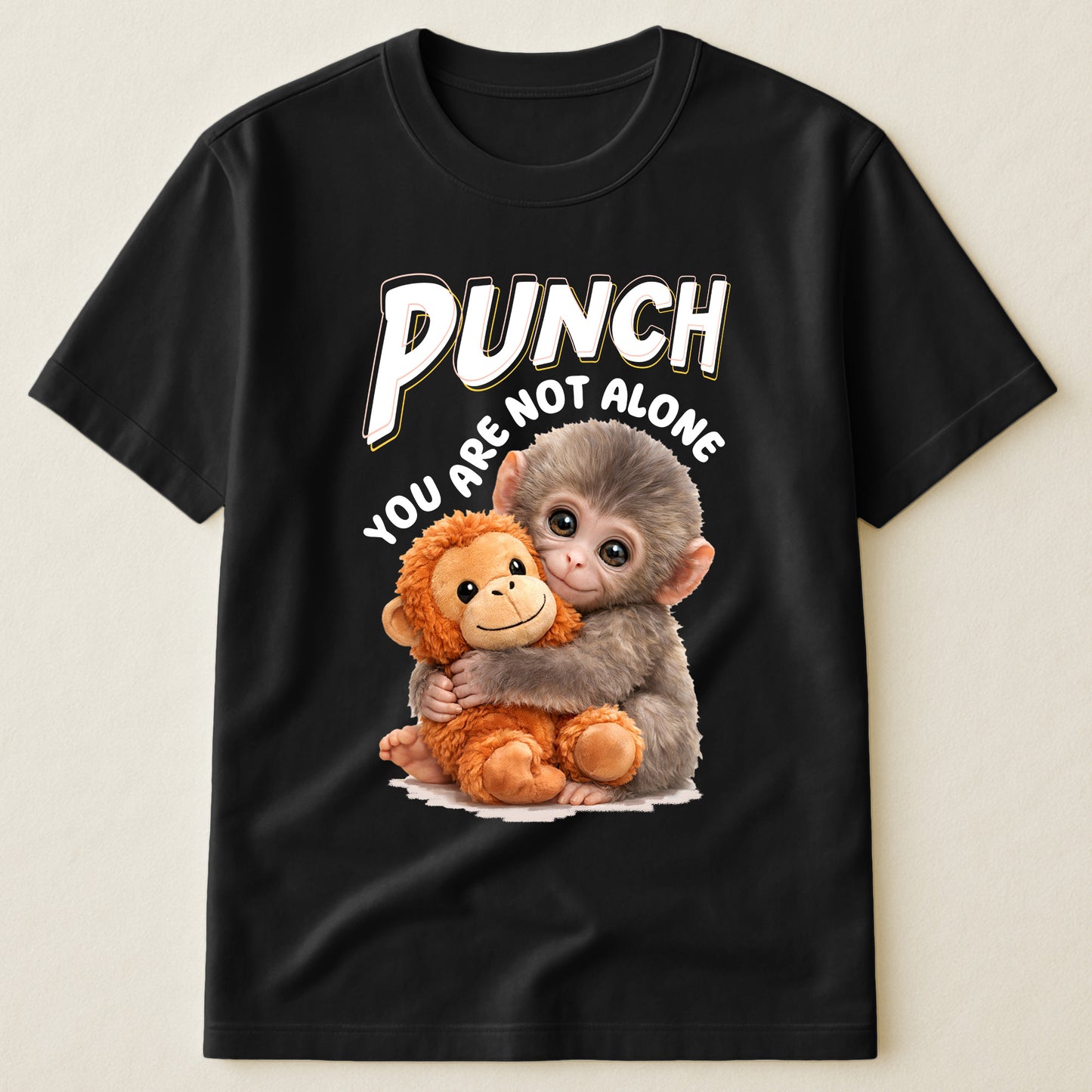 Punch You Are Not Alone - Team Punch, Punch Support, Animal Lovers - Shirt