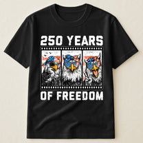 Funny Eagel 250 Years Happy -  Shirt