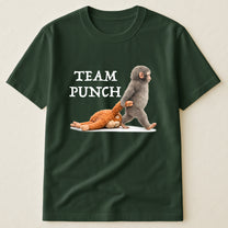 Team Punch Baby Monkey Punch - Support Animal, Peace Lovers - Shirt